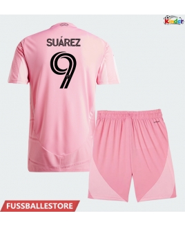 Günstige Inter Miami Luis Suarez #9 Heimtrikotsatz Kinder 2026-27 Kurzarm (+ Kurze Hosen)